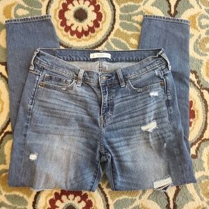 Abercrombie Distressed Ankle Jeans